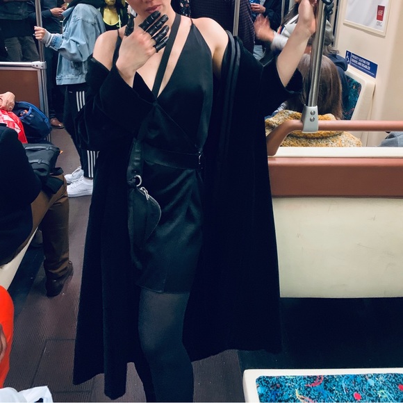 2018 DION LEE SILK TIE TUNIC DRESS - Picture 3 of 13